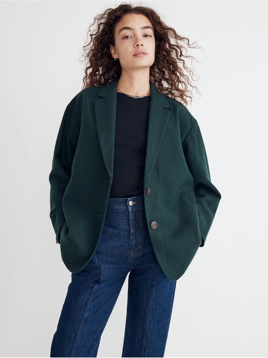 Madewell Jackets & Blazers - Madewell Jacket Women’s Medium Brushed Oversized Dorset Blazer